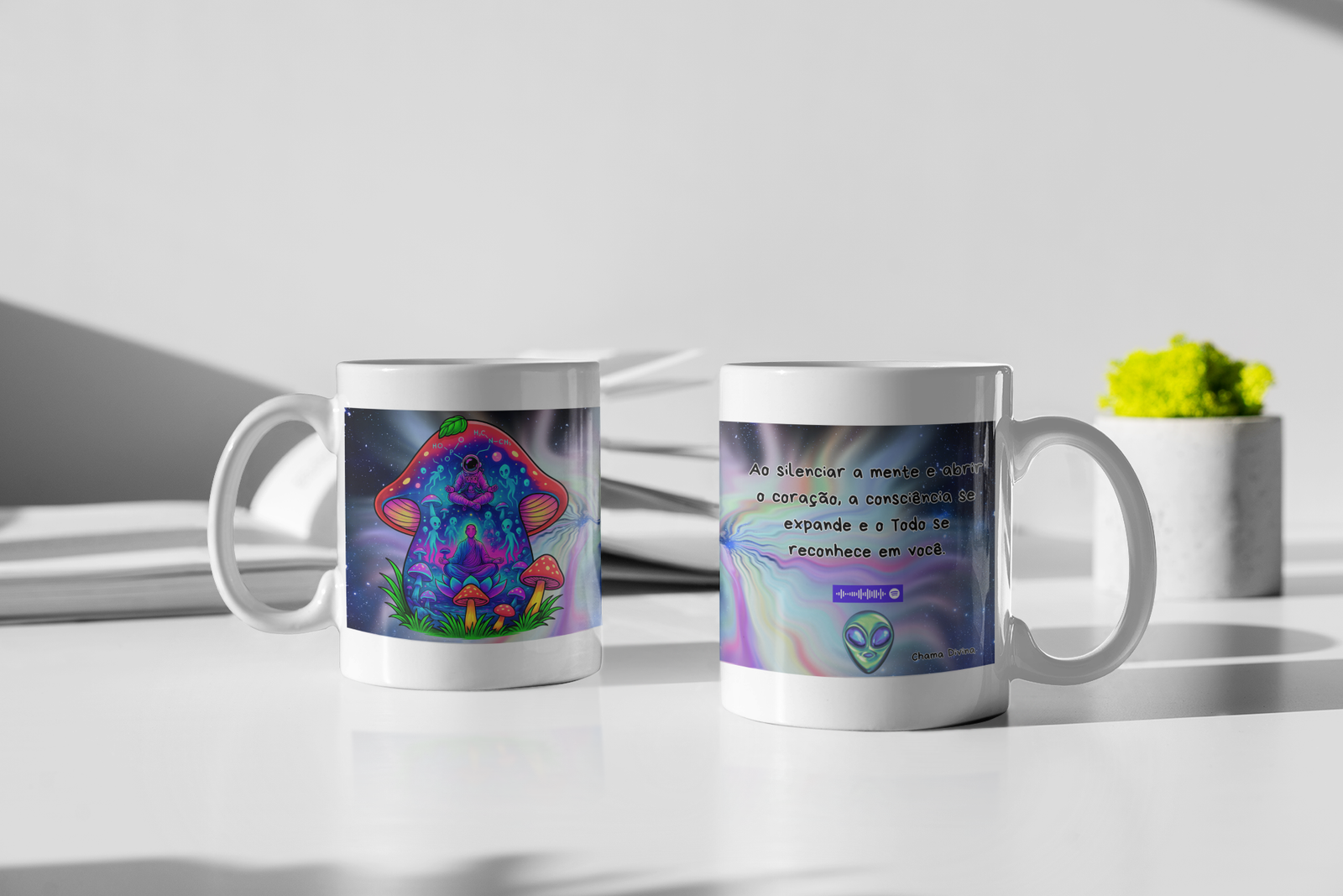 Caneca Expansão da Consciência — Chama Divina - Imagem 3