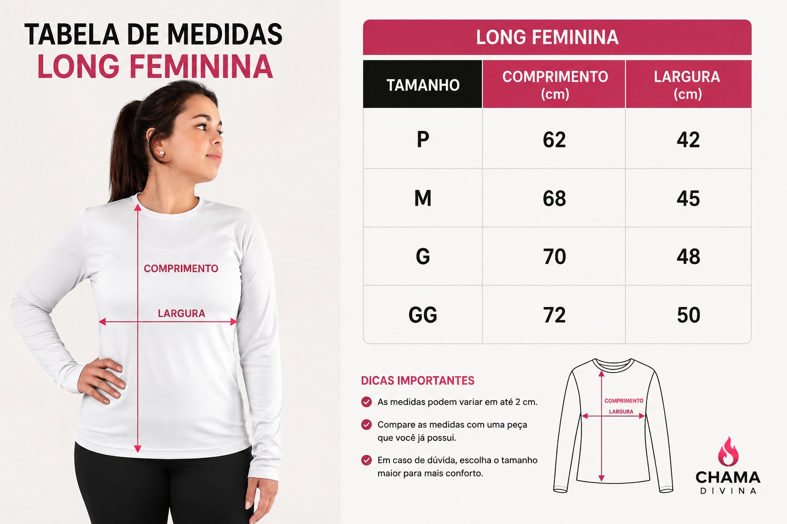 Long Feminina 100% Algodão – Estampa "Sagrado Feminino: A Energia da Vida e da Criação" - Imagem 3