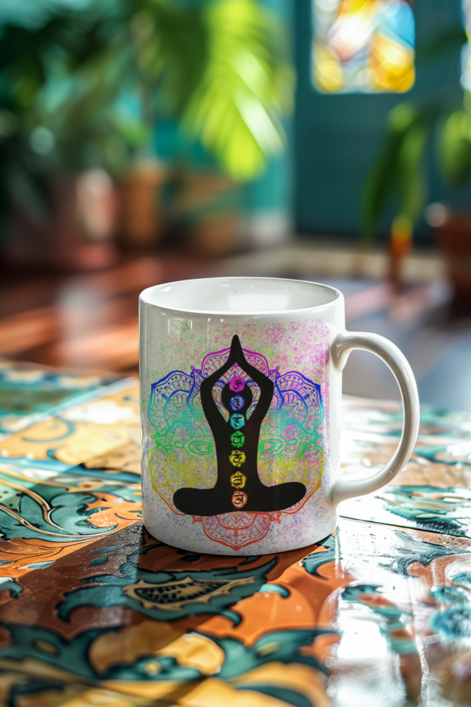 Caneca Não Desalinhe Meus Chakras – Equilíbrio e Conexão