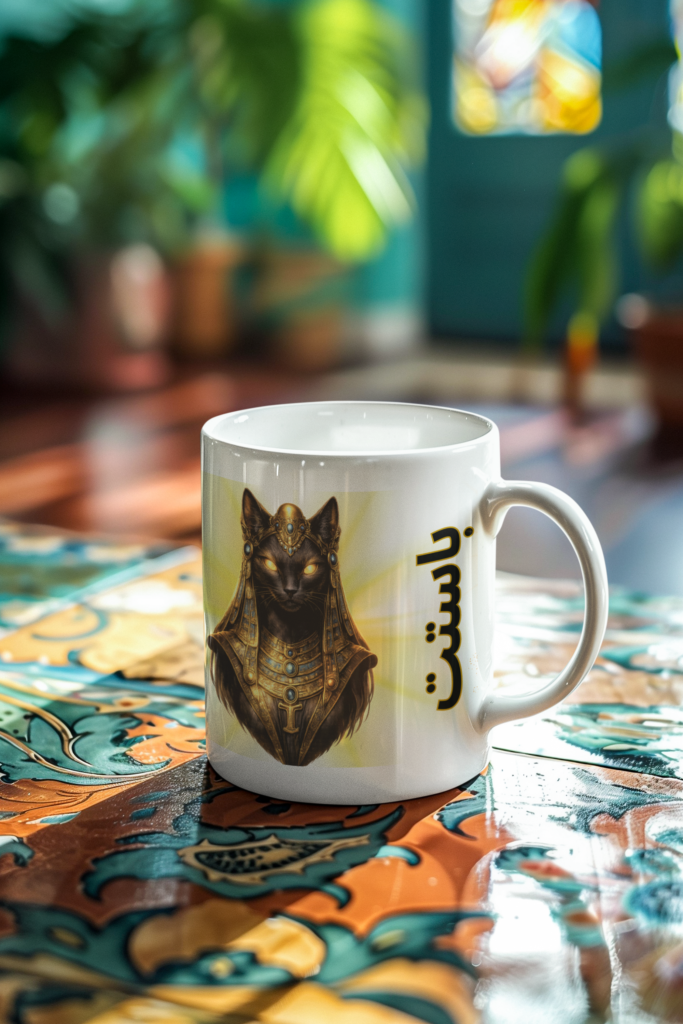Caneca Bastet — Guardiã do Invisível