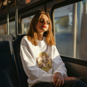 Moletom Básico Flanelado – Estampa "Ganesha"