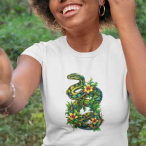Long Feminina Chama Divina – Jiboia Sagrada